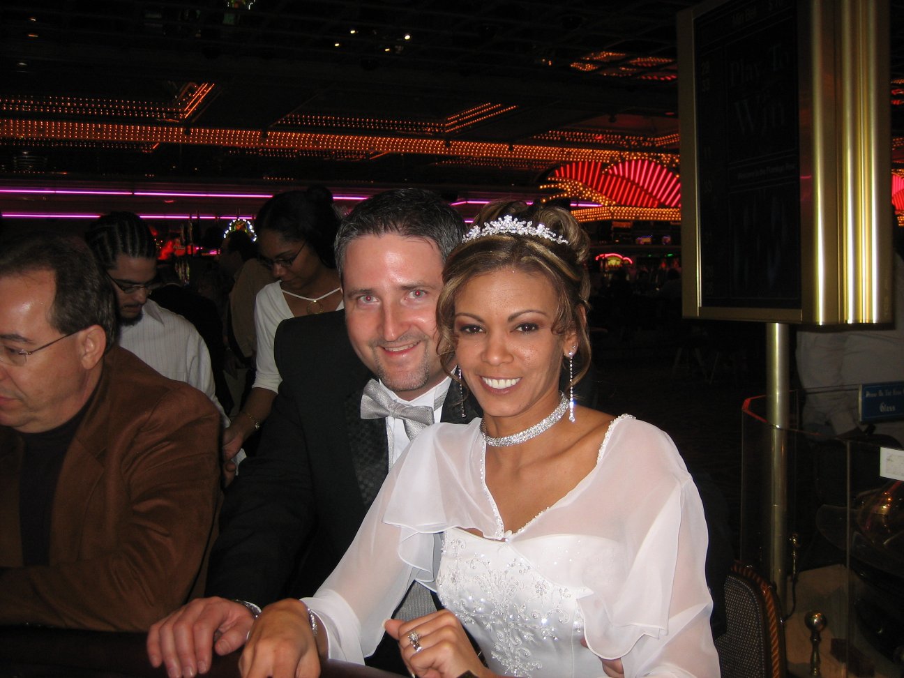  BlacjJack wedding night at the Flamingo